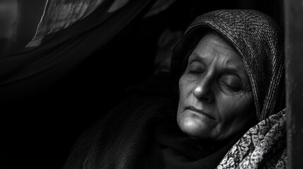 Homelessness and urban poverty, Reflecting resilience amidst adversity, photography style