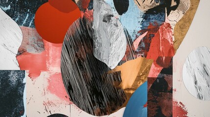 Urban Graffiti Artwork Featuring Torn Paper Texture and Colorful Design