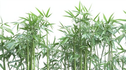 Obraz premium Vibrant Bamboo Foliage in Lush Garden