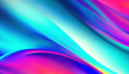 Naklejka premium Abstract composition, made in soft transitions of colors reminiscent of the rainbow spectrum, creates a sense of movement and fluidity, reminiscent of the flow of liquid or flame.