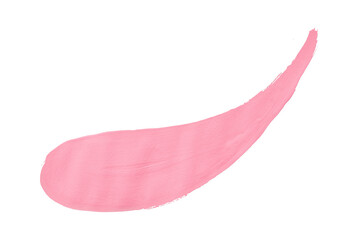 isolated pink brush strokes applied with a brush stroke in a transparent background