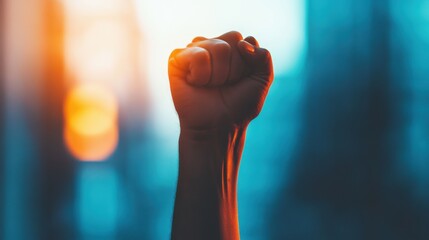 Human rights advocacy and social justice, Symbolizing equality and activism, photography style