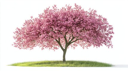 Fototapeta premium Stunning Pink Cherry Blossom Tree in Springtime