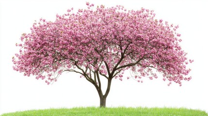 Fototapeta premium Stunning Pink Cherry Blossom Tree in Springtime
