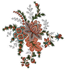 Floral Flowers Bunch Vector Art Designs