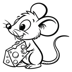 Collection of Rabbit Line Art Vector Illustrations