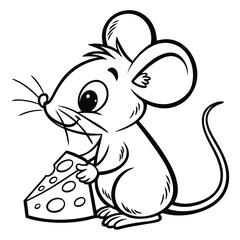 Collection of Rabbit Line Art Vector Illustrations