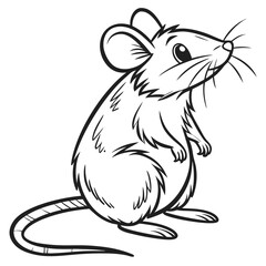 Collection of Rabbit Line Art Vector Illustrations