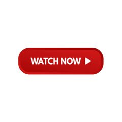 watch now - red button isolated