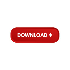 download - red button isolated