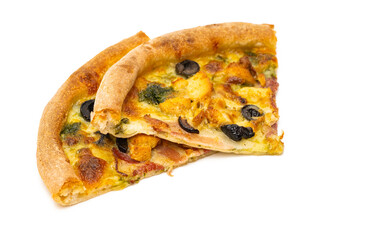 Italian pizza with olives