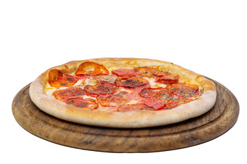 Italian pizza with tomatoes