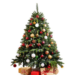 decorated christmas tree
