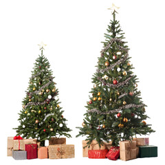 christmas tree with gifts