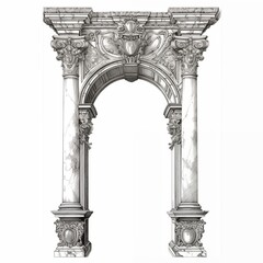 Naklejka premium Renaissance Arch