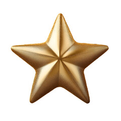 Fototapeta premium Christmas decoration gold star