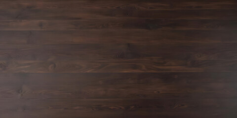 Naklejka premium old wood background. dark brown wooden planks with visible grain and texture. rustic wooden surface with smooth finish and natural knots. seamless arrangement of wooden planks in a horizontal layout. 