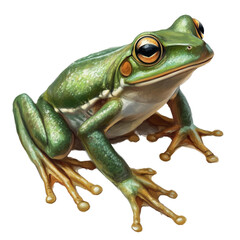 Obraz premium green tree frog