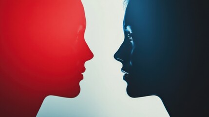 Political polarization in democratic societies, Reflecting the divide in public discourse, photography style