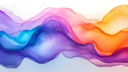 Colorful abstract alcohol ink art with seamless fluid transitions and gradients