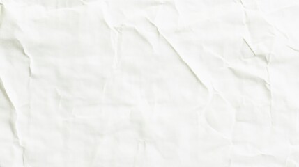 Fototapeta premium Bird's-Eye View of Wrinkled White Fabric Textured Surface Composition, Abstract Concept, White Background Fabric texture, White background, Abstract background