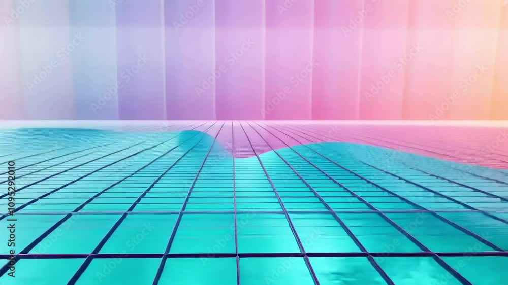 Poster vibrant abstract background featuring colorful gradient and geometric pattern for modern design proj