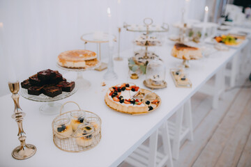 Tart, Table with sweets, food at a party, sweet table, sugar, diabetes, sugar addiction, confectioner, wedding attractions, overweight, shortcrust pastry, browni, muffins, desserts 