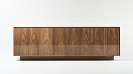 Modern wooden sideboard with minimalist design and elegant finish