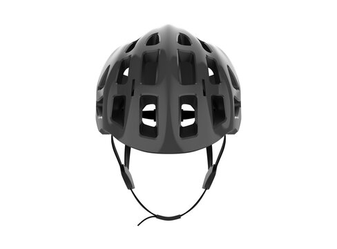 Black bicycle protective helmet isolated in transparent background png
