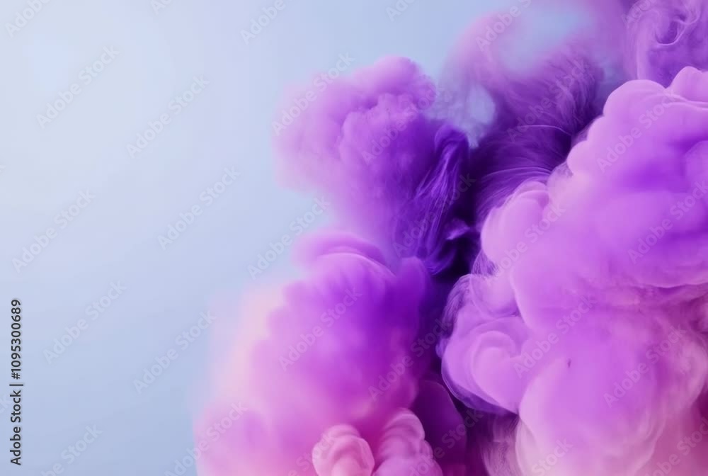 Poster abstract video background with copy space with smoke. steam swirls in lush clouds. neutral backdrop 