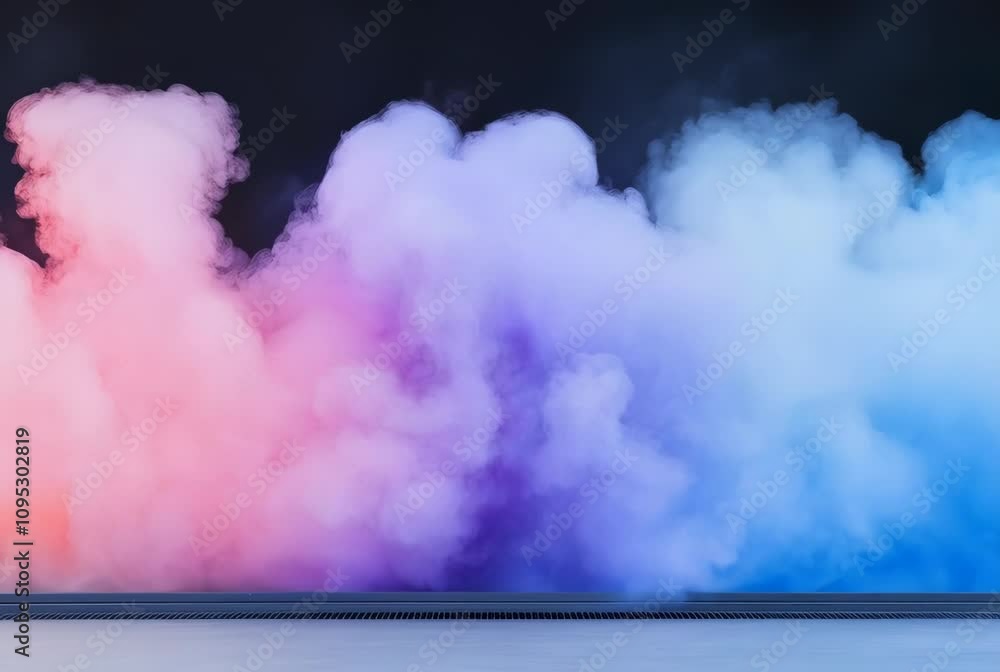 Aufkleber abstract video background with copy space with smoke. steam swirls in lush clouds. neutral backdrop 