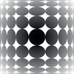 Abstract background with hypnotic pattern - hand drawn. Optical spiral illusion. Magic psychedelic pattern, swirl illusions and hypnotic abstract background vector illustration