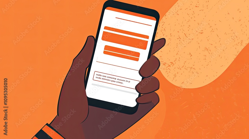 Poster a hand holding a smartphone showing a balance transfer confirmation on a peer-to-peer payment app.