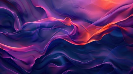 Obraz premium Abstract Swirling Shapes in Vibrant Hues