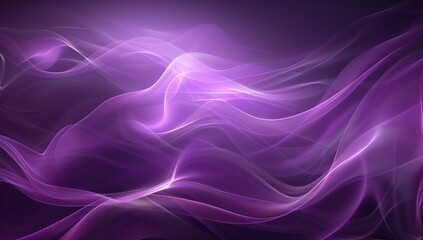 Obraz premium Abstract Purple Waves