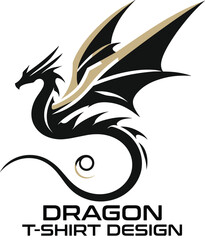 Dragon Vector T Shirt Design