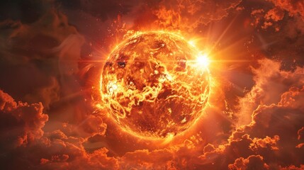 Fiery Planet in the Cosmos