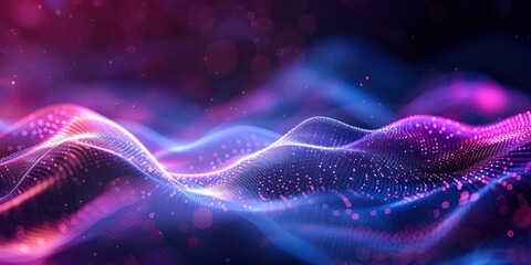 Fototapeta premium Abstract Digital Wave Background