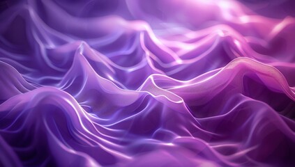 Obraz premium Abstract Purple Fabric Waves