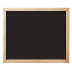 realistic chalkboard isolated on a transparent background