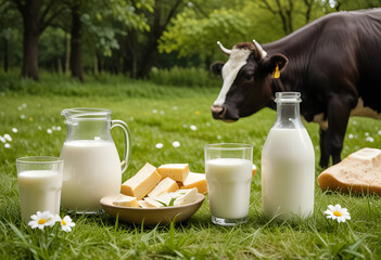 dairy products and milk