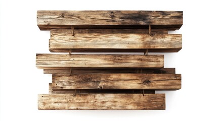 Rustic wooden pallet art piece, showcasing natural textures and tones to enhance interior decor.