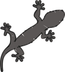 Graphic | Cute Climbing Gecko