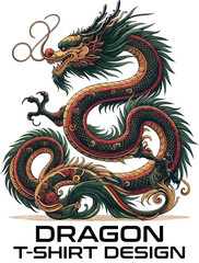 Dragon Vector T Shirt Design