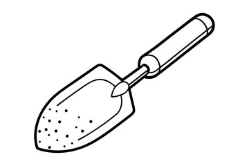 Gardening Trowel Tool Handheld Planting Scoop with Perforated Blade