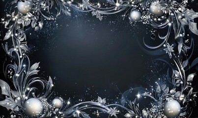 A frame with a blue background and a white border