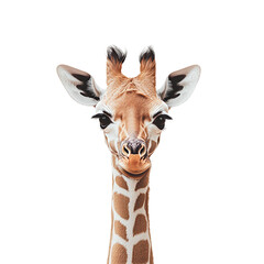 giraffe isolated on white