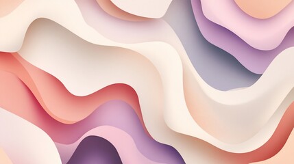 Abstract wavy pastel background.