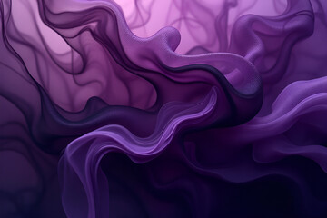 Obraz premium Abstract swirl of purple and black hues, creating a flowing, smoky texture with soft gradients. Concept: mystery and elegance
