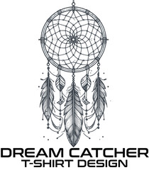 Dream Catcher Vector T Shirt Design